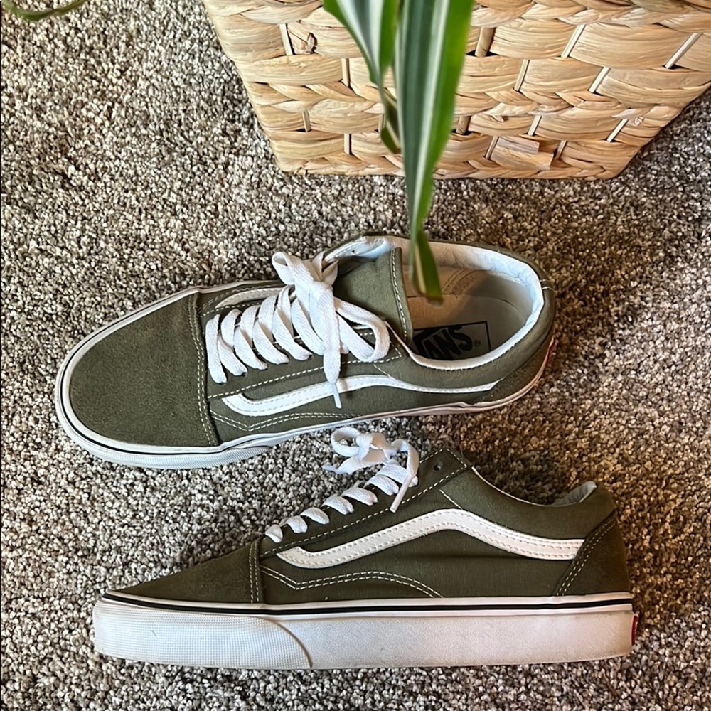 Vans old skool Olive Green Sneakers